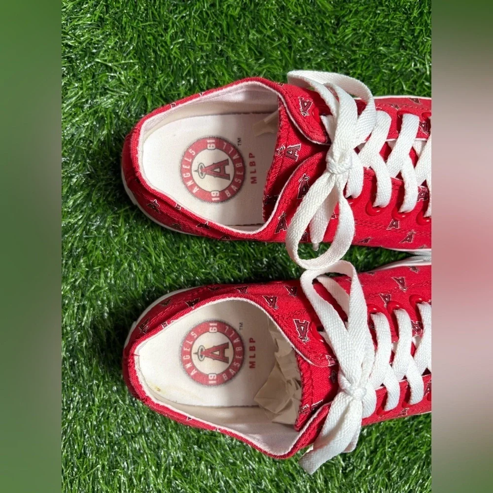 Row One MLB Los Angeles Angels Low Top Sneakers